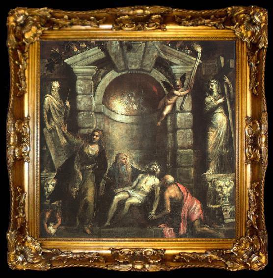 framed   Titian Entombment (Pieta), ta009-2